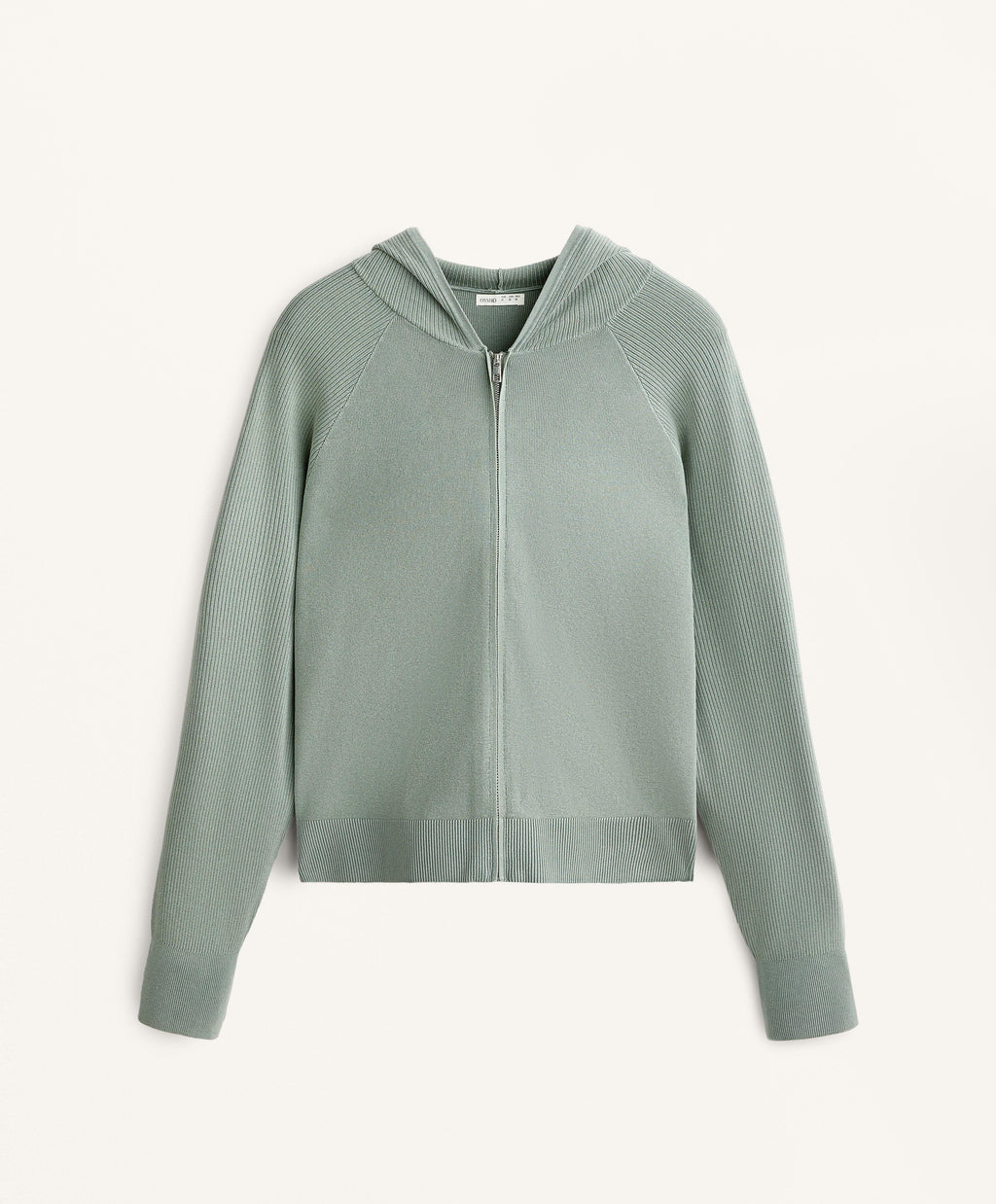 HOODED KNIT JACKET
