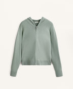 HOODED KNIT JACKET