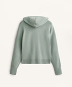 HOODED KNIT JACKET
