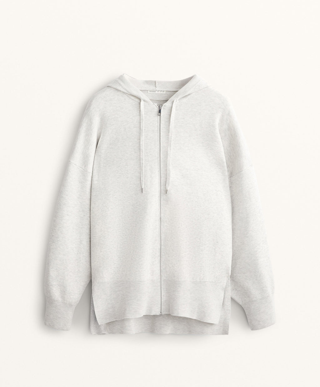LONG KNIT HOODED JACKET