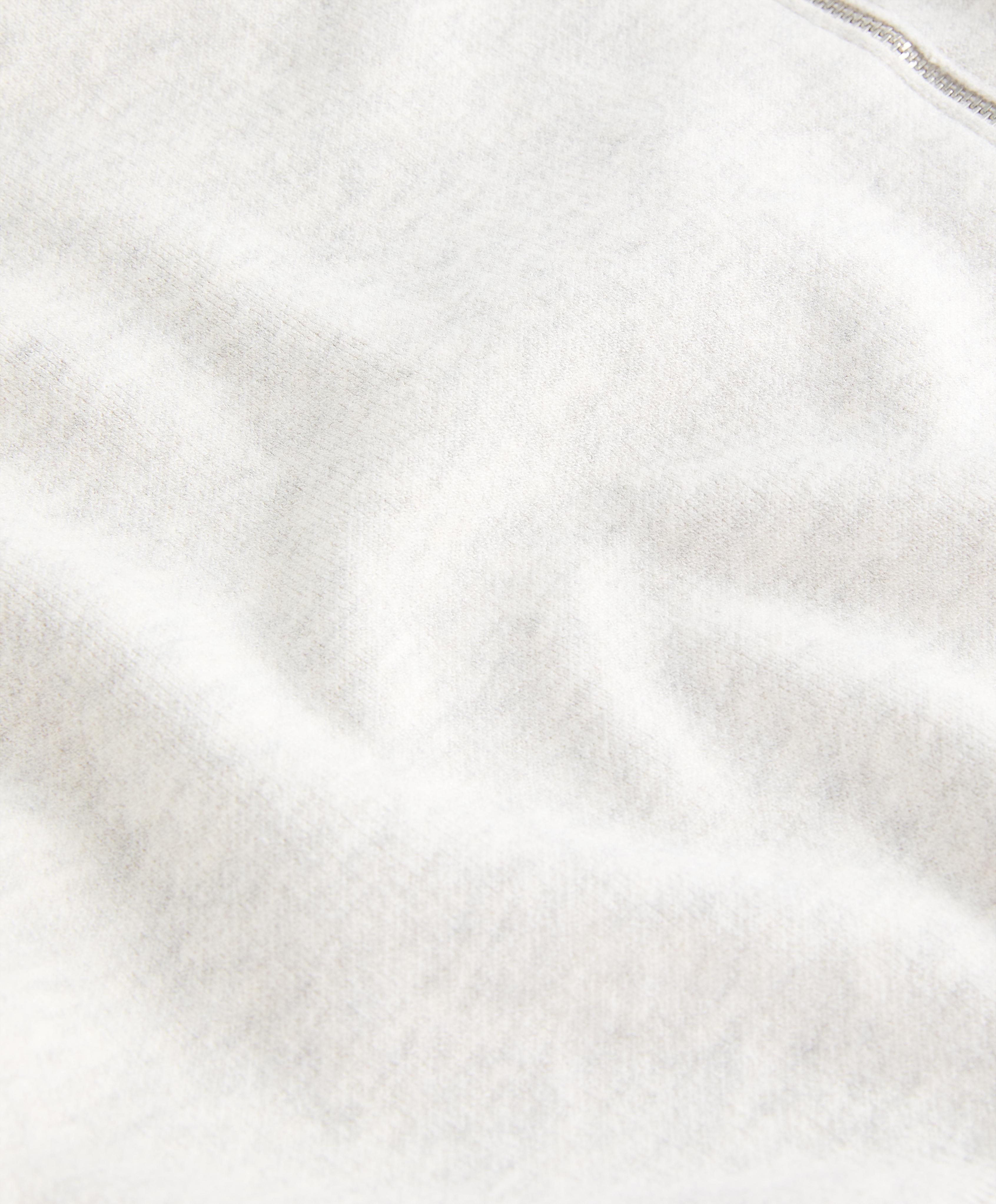 LONG KNIT HOODED JACKET