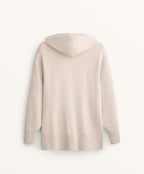 LONG KNIT HOODED JUMPER
