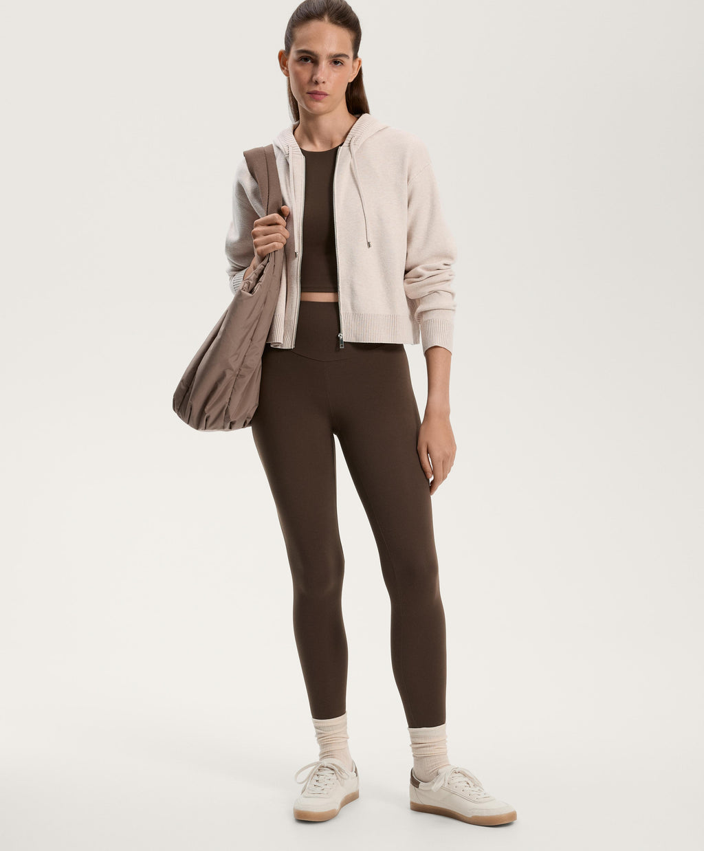 HOODED KNIT JACKET