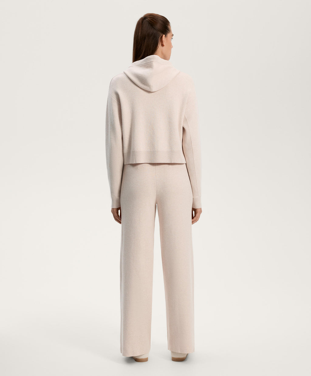 HOODED KNIT JACKET