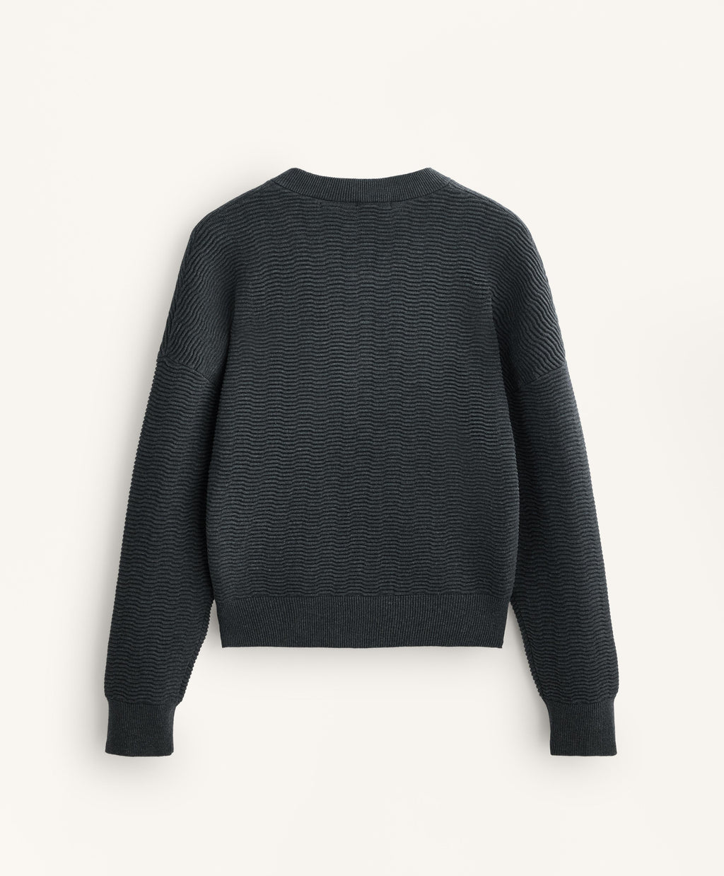 STRUCTURED KNIT ZIP THROUGH JACKET