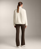 LIGHT FAUX SHEARLING BOMBER JACKET