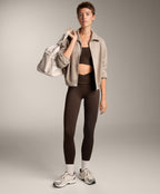 RIB COLLAR KNIT JACKET