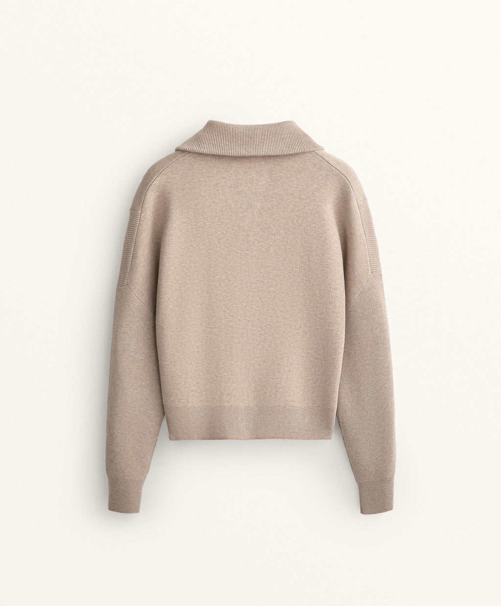 RIB COLLAR KNIT JACKET