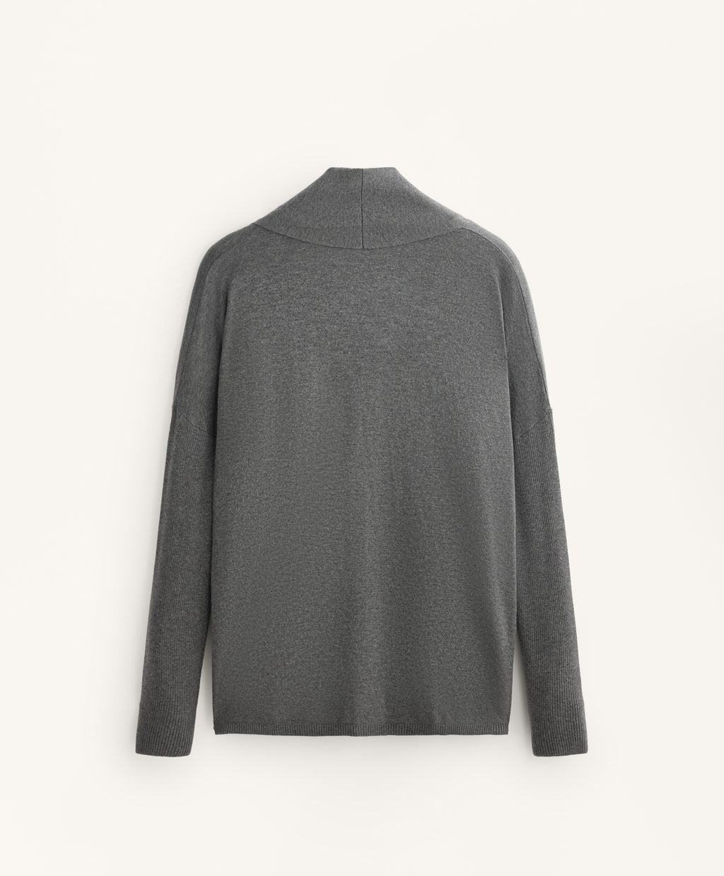 KNIT CARDIGAN WITH RIB DETAILS