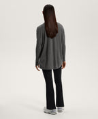 KNIT CARDIGAN WITH RIB DETAILS