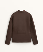 NEOPRENE EFFECT JACKET WITH BELT