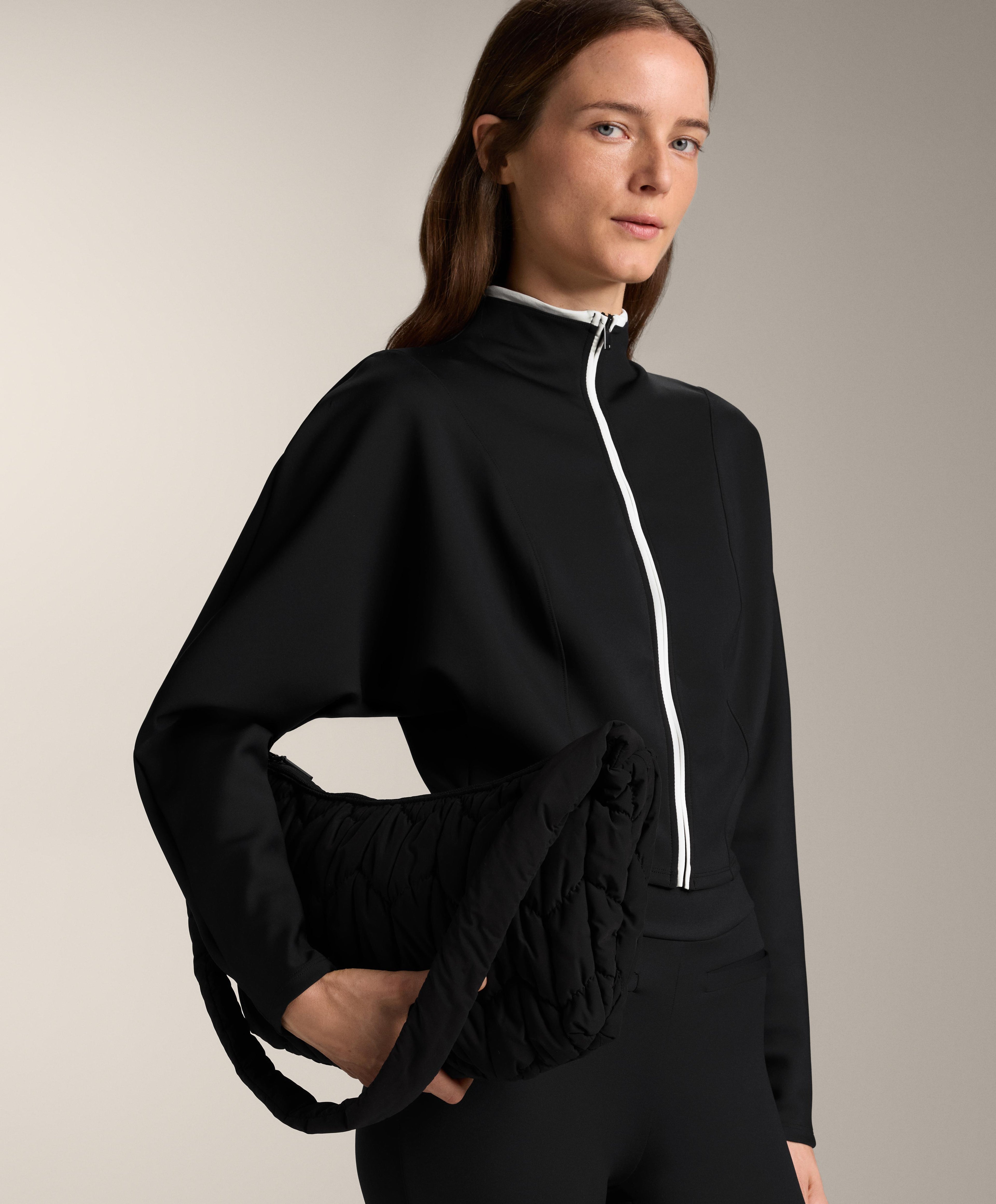 NEOPRENE EFFECT CORSET JACKET