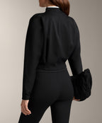 NEOPRENE EFFECT CORSET JACKET