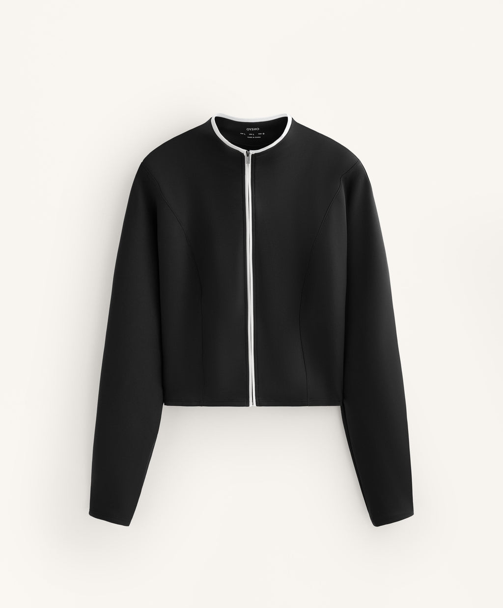 NEOPRENE EFFECT CORSET JACKET