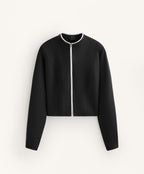 NEOPRENE EFFECT CORSET JACKET