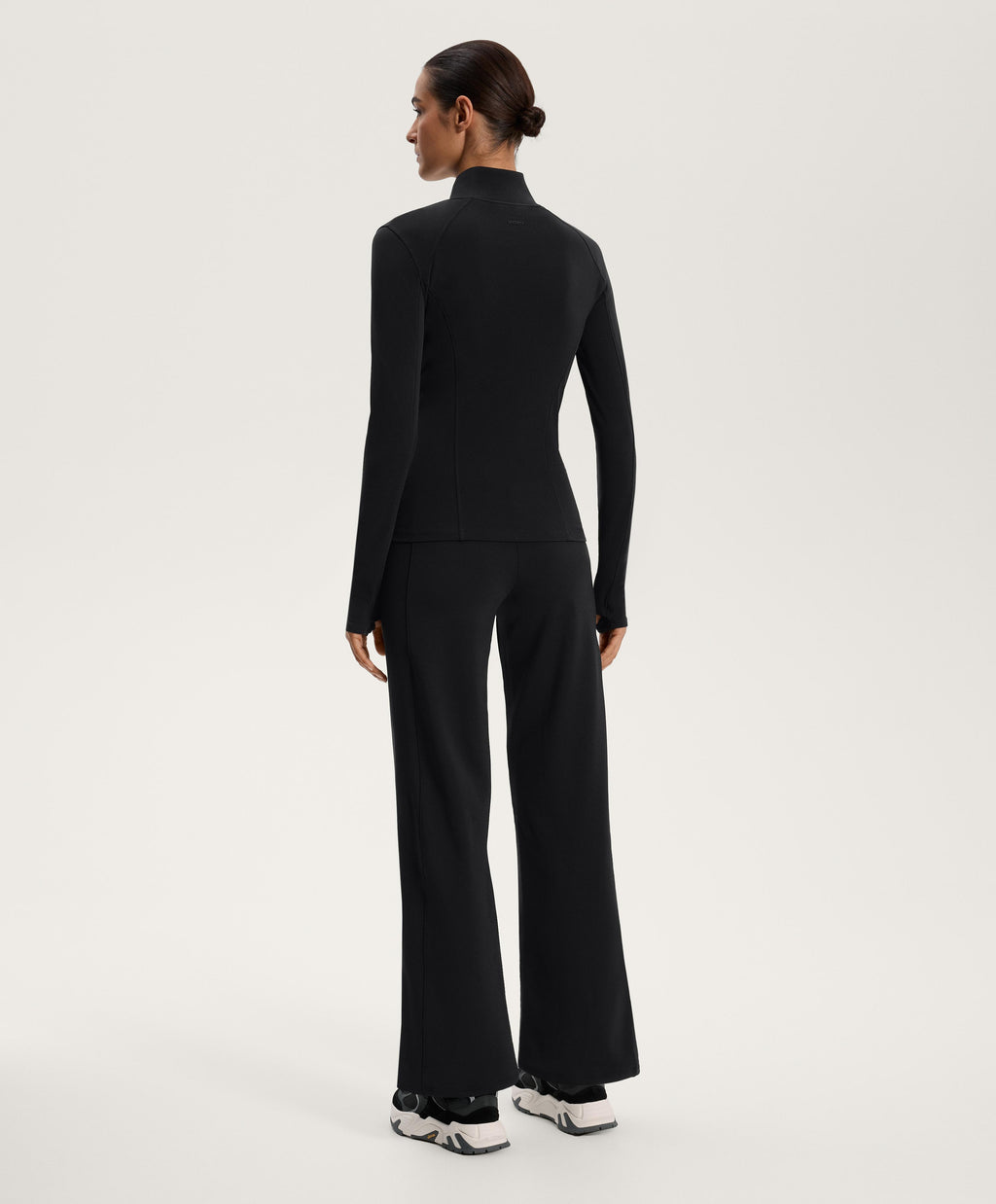 HIGH RISE WARM STRAIGHT LEG TROUSERS