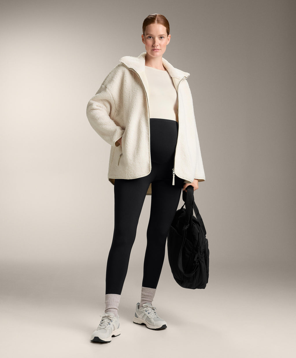 WARM MATERNITY ANKLE LENGTH LEGGINGS 70 CM