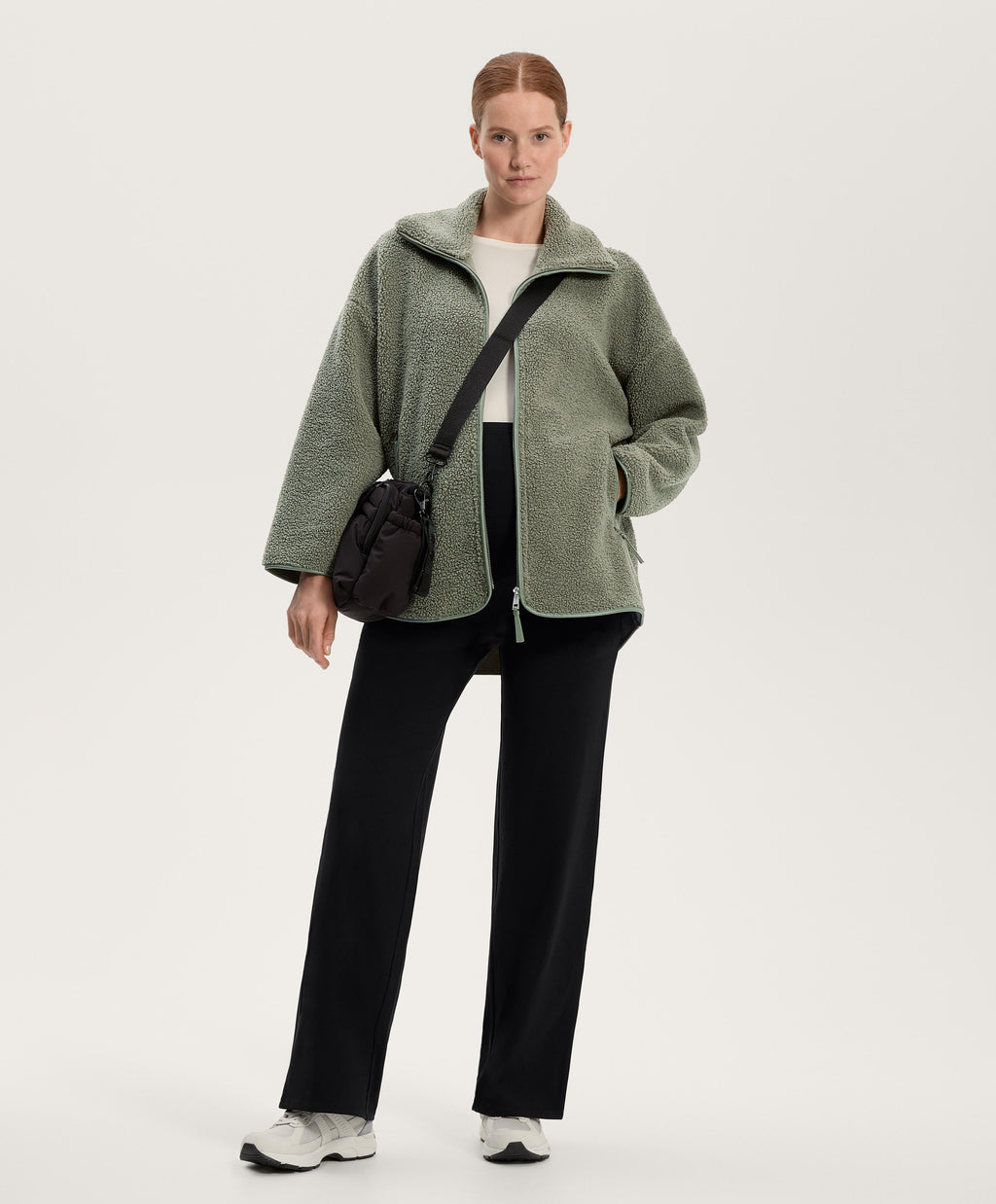 STRAIGHT LEG WARM MATERNITY TROUSERS