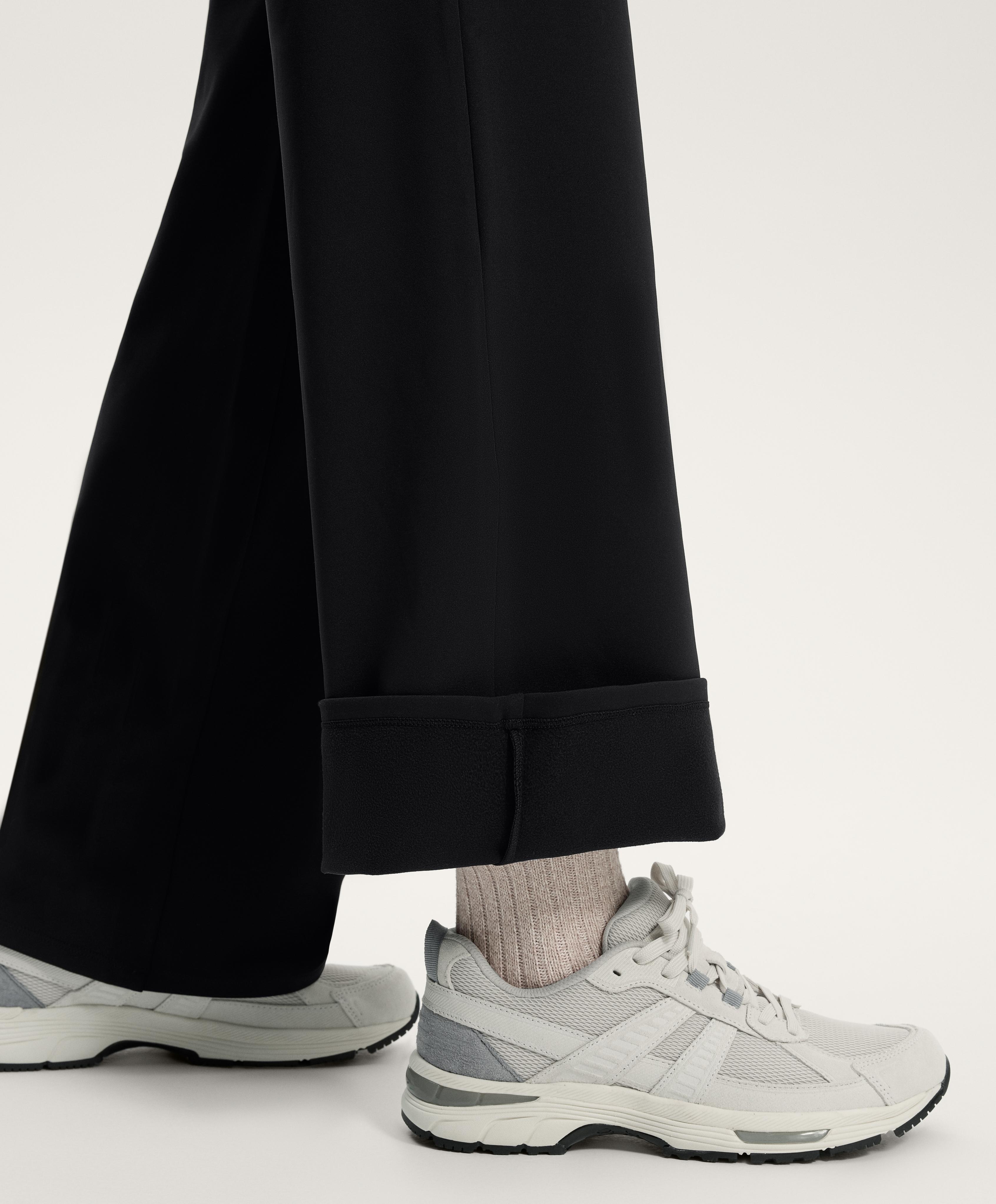 STRAIGHT LEG WARM MATERNITY TROUSERS