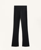 HIGH RISE WARM FLARE TROUSERS WITH POCKETS