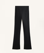 HIGH RISE WARM FLARE TROUSERS WITH POCKETS