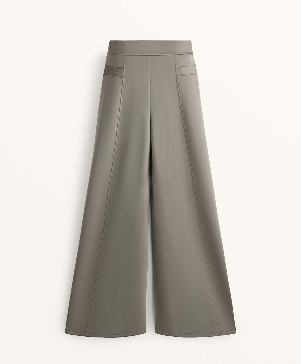 NEOPRENE EFFECT BALLOON TROUSERS