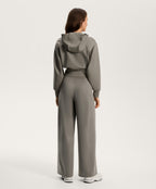 NEOPRENE EFFECT BALLOON TROUSERS