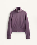 HIGH NECK FITTED WAIST JACKET WITH SOFT FEEL MODAL