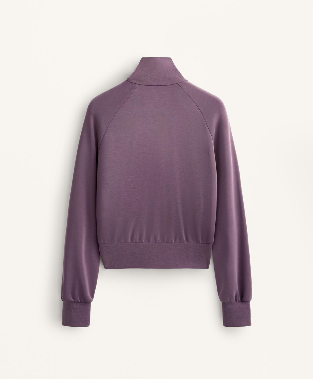 HIGH NECK FITTED WAIST JACKET WITH SOFT FEEL MODAL