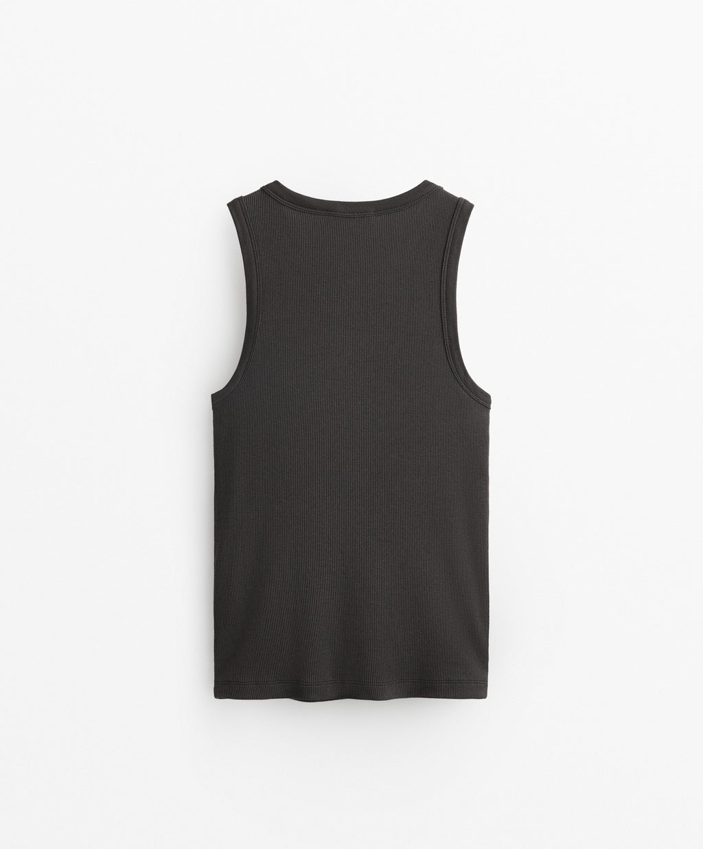 HALTERNECK RIB T SHIRT WITH COTTON AND MODAL