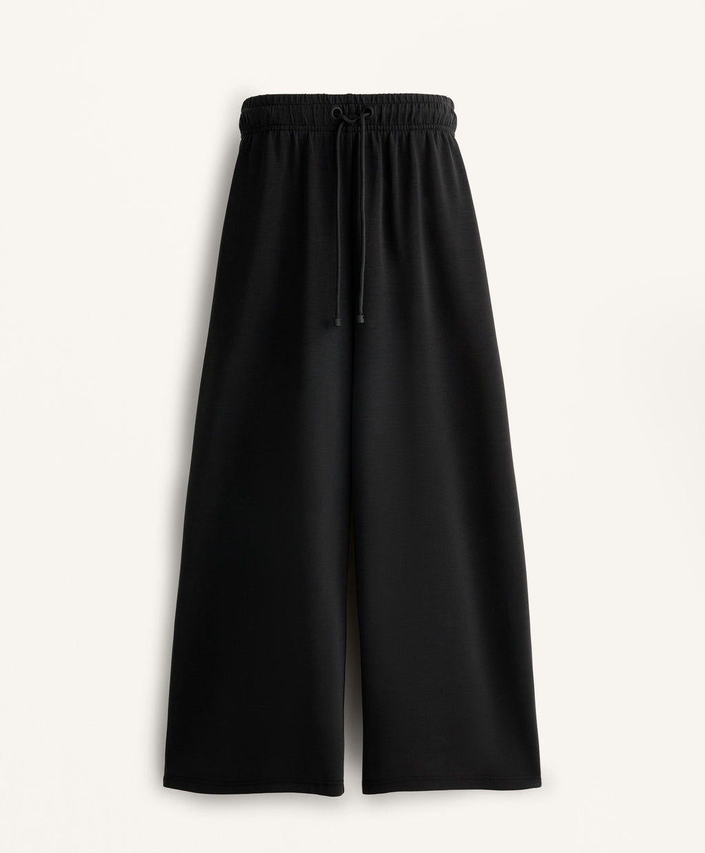 SOFT TOUCH WIDE LEG CROP TROUSERS WITH MODAL