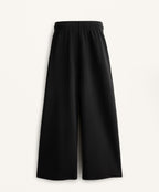 SOFT TOUCH WIDE LEG CROP TROUSERS WITH MODAL