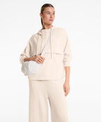 SOFT TOUCH WIDE LEG CROP TROUSERS WITH MODAL