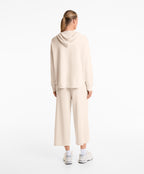 SOFT TOUCH WIDE LEG CROP TROUSERS WITH MODAL