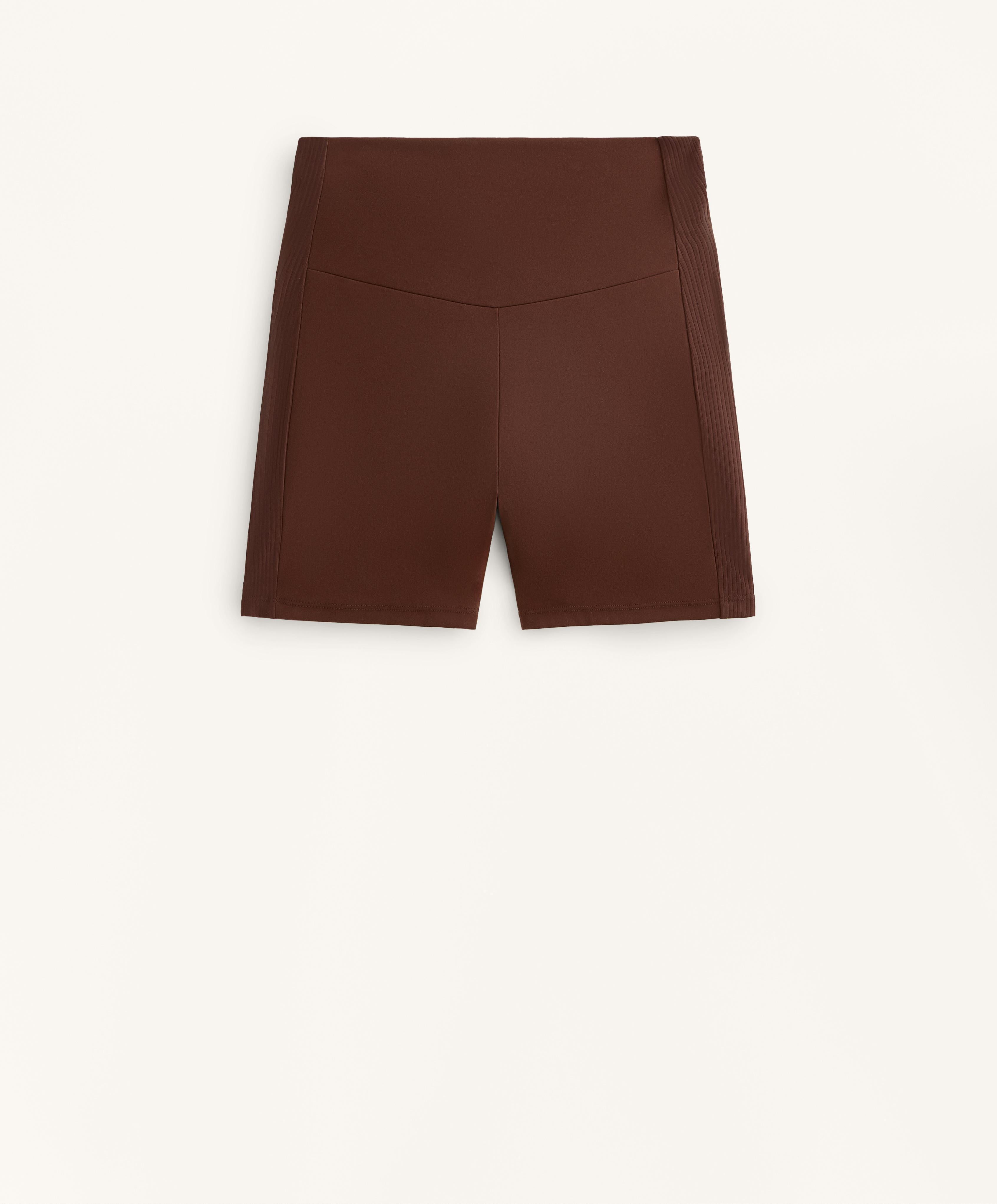 COMFORTLUX HIGH RISE 10CM RIB HOT PANTS