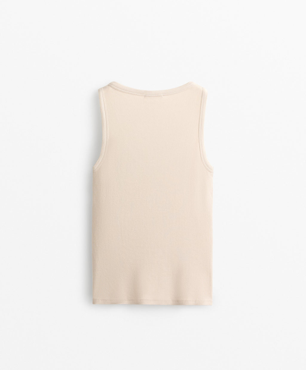 SLEEVELESS BUTTONED TOP WITH COTTON AND MODAL