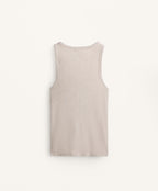 SLEEVELESS RIB TOP WITH COTTON AND MODAL