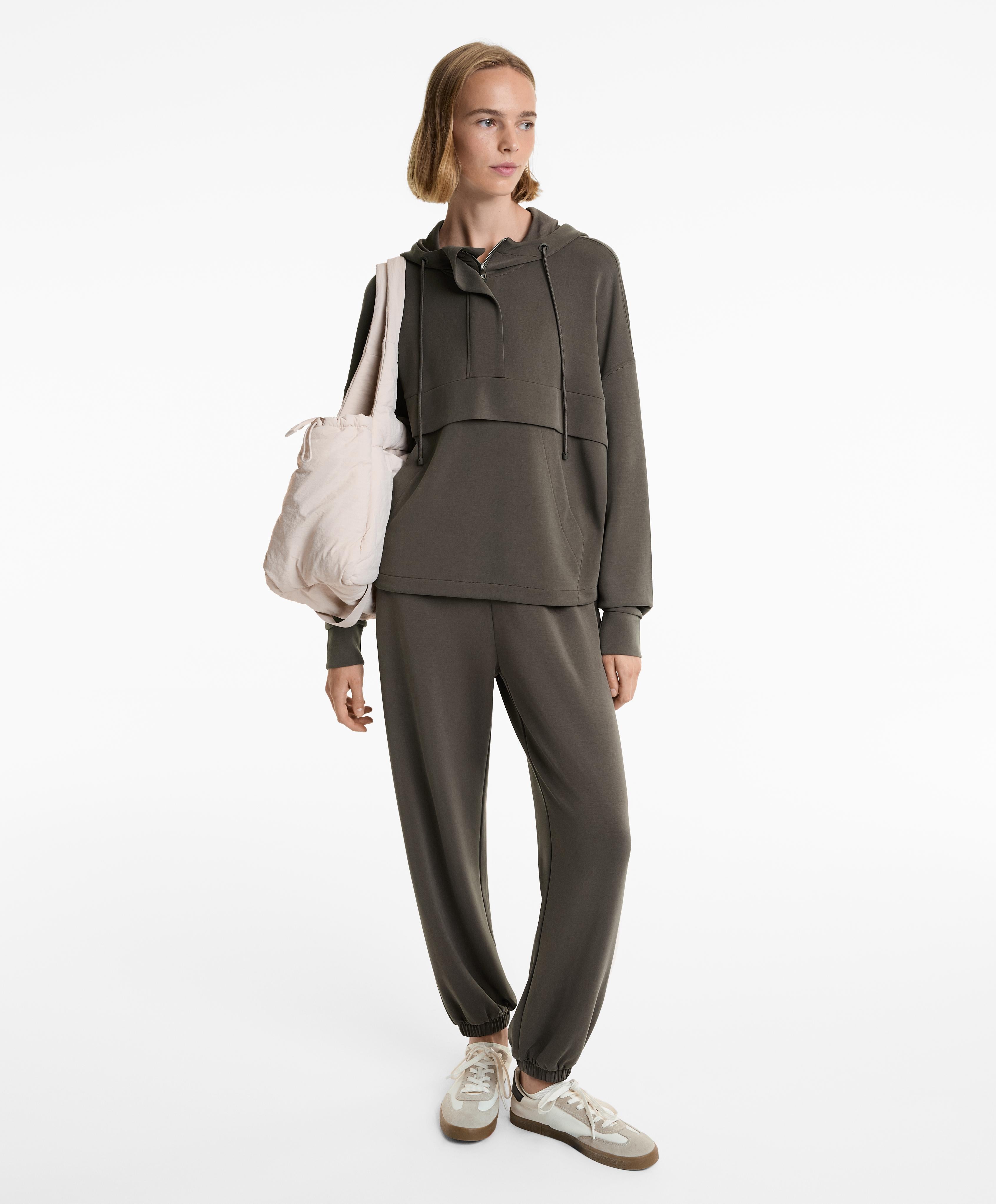 SOFT TOUCH MODAL ZIP SWEATSHIRT