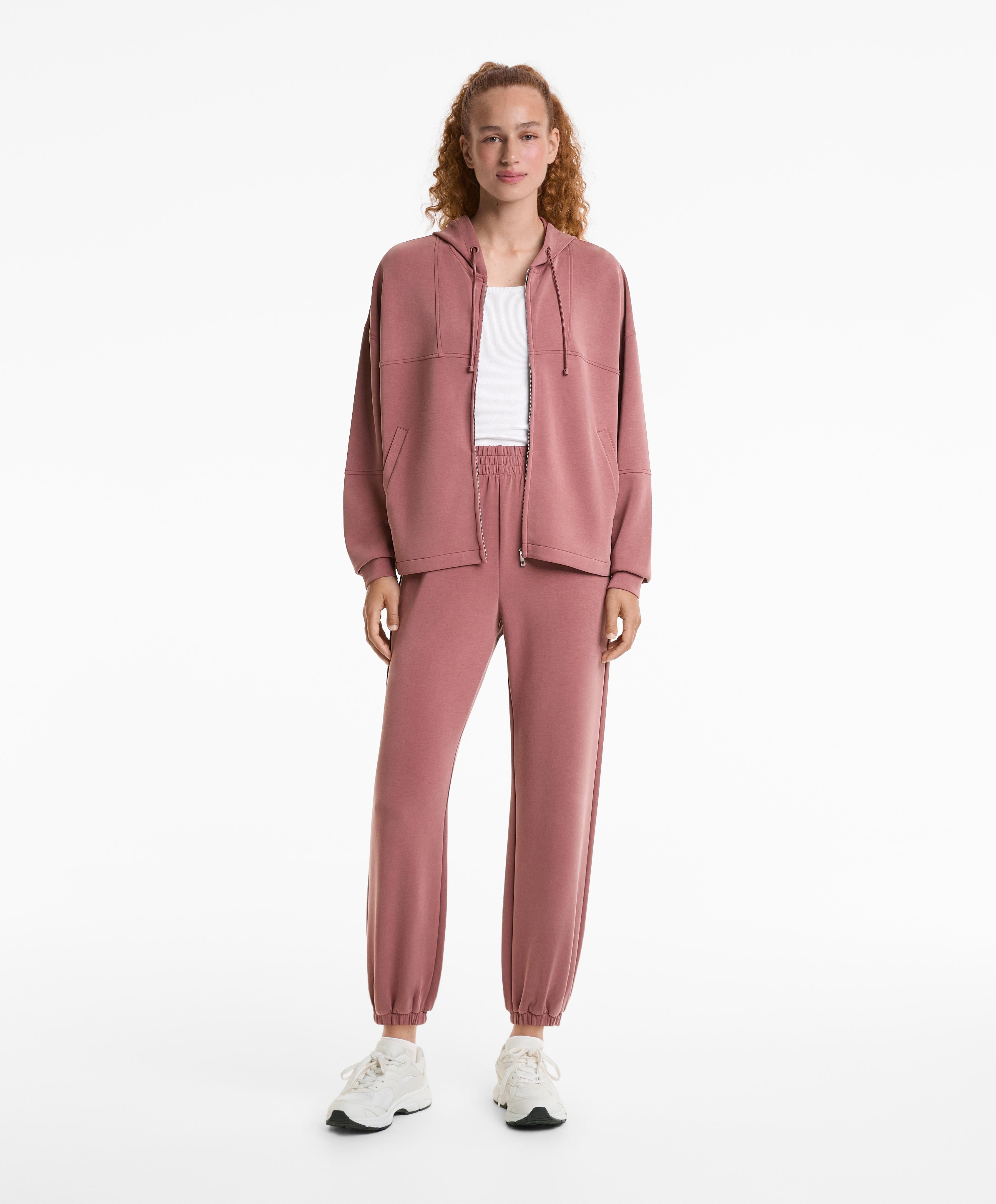 SOFT TOUCH MODAL HOODED JACKET