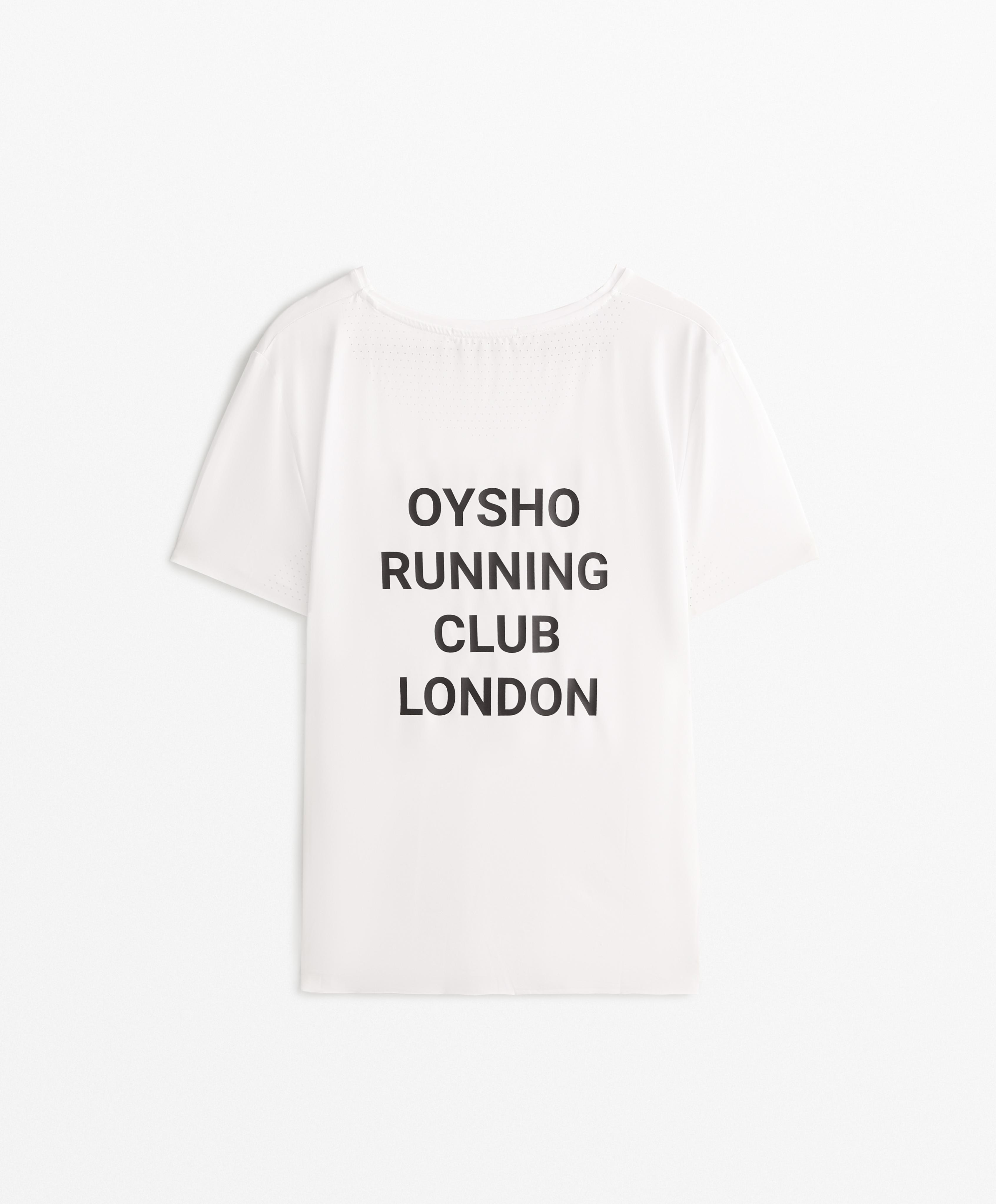 RUNNING CLUB LONDON FITTED SHORT SLEEVED TECHNICAL T SHIRT