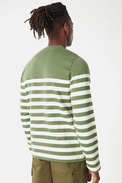 Firthmoor stripe crew T-shirt