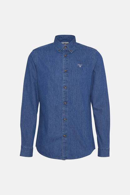 Denim Crest Tailored Long-Sleeved Shirt