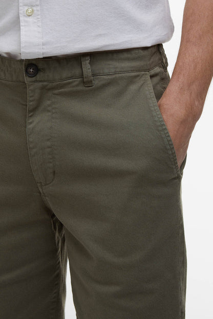 Washed Twill Chino Shorts
