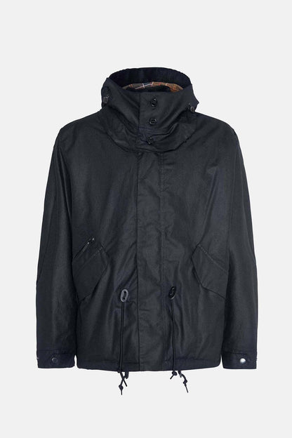 Short Wind Waxed Parka