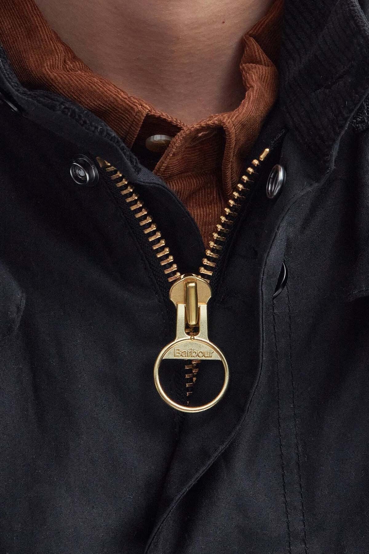 Short Wind Waxed Parka