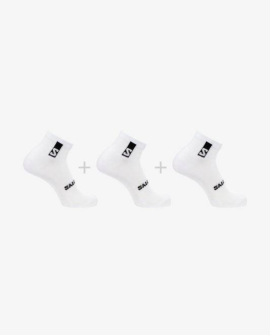 EVERYDAY ANKLE 3 PACK WHITE / WHITE