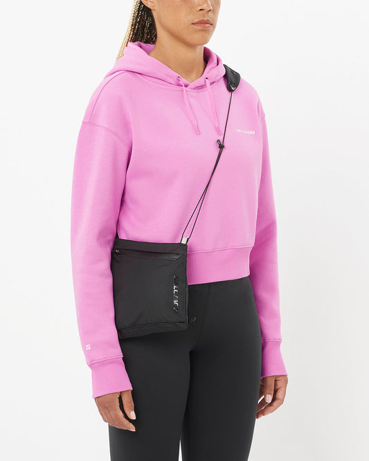 SHORT HOODIE CYCLAMEN WOMEN