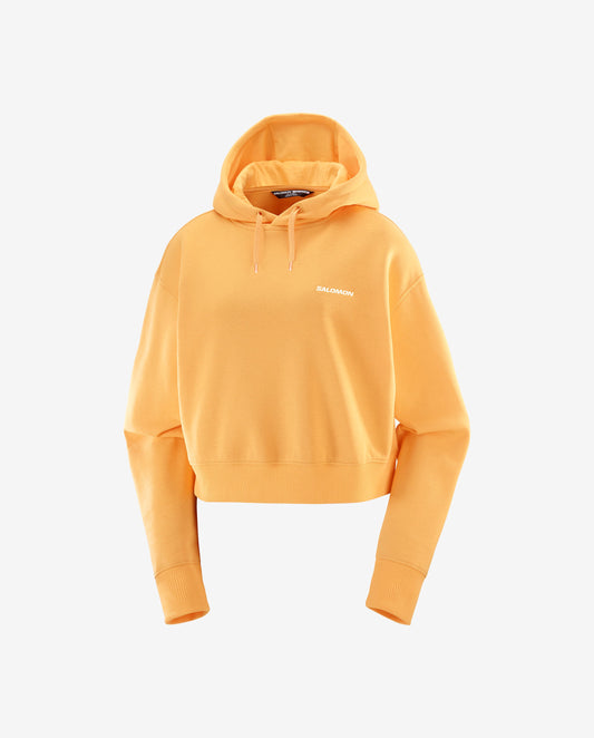 SHORT HOODIE WARM APRICOT WOMEN