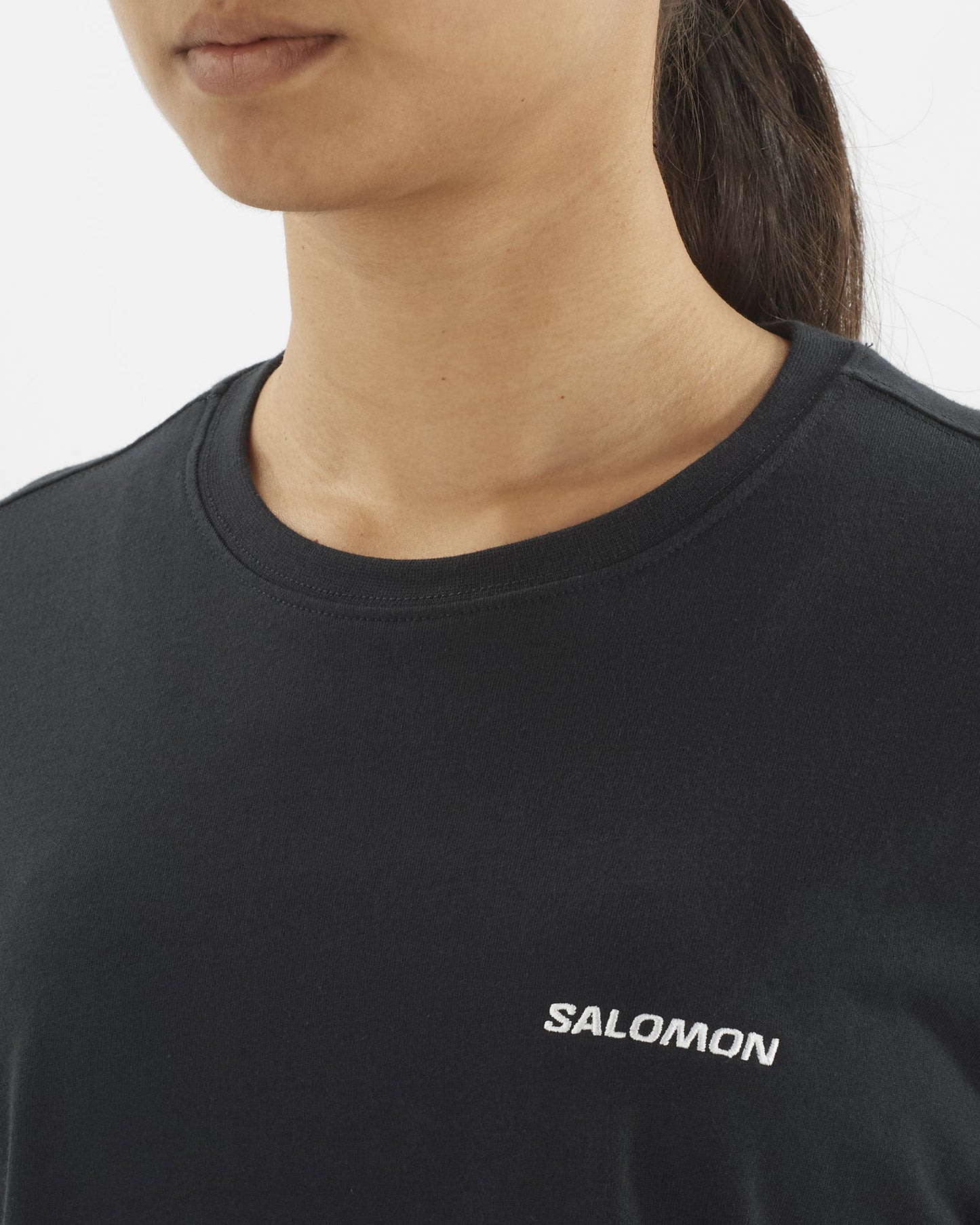 SHORT TEE DEEP BLACK WOMEN