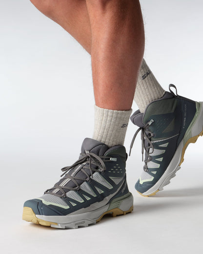 X ULTRA 360 EDGE MID GORE TEX GRAY VIOLET / TURBULENCE MEN